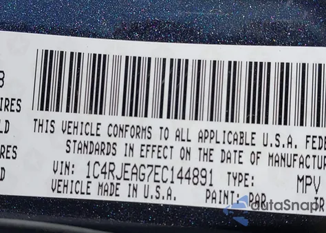 2014 Jeep Grand Cherokee Laredo from USA, damaged, VIN 1C4RJEAG7EC144891